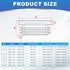 3/4 Inch 50 PATIKIL Plastic Tubing End Caps, Pcs Round Hole Plug Insert for Round Iron Pipe Chair Leg Table Bookshelves