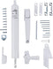 Wright Products VLANWH White Corrosion Resistant Storm and Screen Door Hardware Kit