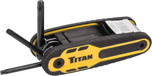 Titan 12772 8-Piece Locking Folding Star Key Set