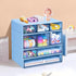 9 4 Desk Storage Organizer with Drawers, Tiers Stackable Desktop Craft Storage Drawers, Clear Storage Box Caddy