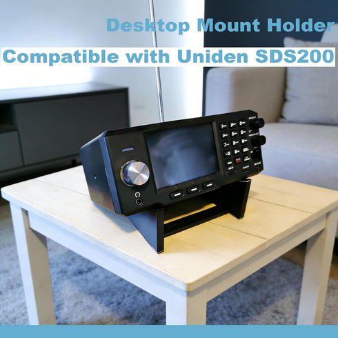 JcoGel SDS200, SDS200 Heavy-Duty Base and Mobile Scanner Stand, Desktop Mount Holder Compatible with Uniden for Uniden