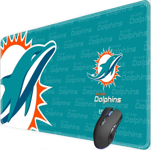Stitched Edges Mouse Desk Pad,Large Gaming Mouse Pad for Laptop Computer Desktop Keyboard,Light Green Design Mat for Football Sport Fans Mousepad by Malogtan