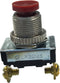 Gardner Bender GSW-23 Electrical Push-Button Switch, SPST, ON-Mom-OFF, 3 A/120V AC, Red Button, Screw Terminal