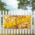 Sign Destination 4 Grommets 24x48Inches Vinyl Banner Multiple Sizes Pork Rinds Restaurant Cafe Bar B Restaurant & Food