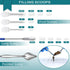 16 Pcs Versatile Capsule Filling Tool Kit for Gel Capsules, Pill Filling Tools with Micro Funnel and Lab Scoops