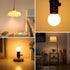 Dimmable E26 G16.5 Bulb 40W 4W Bulbs,Small Bulbs Bulb 2700K 400LM,Pack 2 LED Light Equal Frosted Globe Light Round