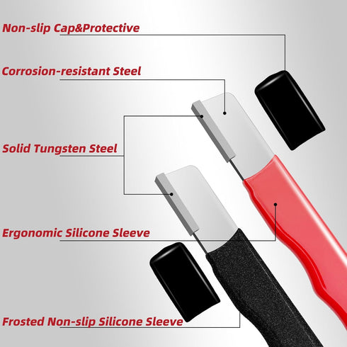 Garden Tool Sharpener 2 Pieces, Blade Sharpener for Knife, Mini Sharpener for Hedge Shears Scissors, Gardening Pruner