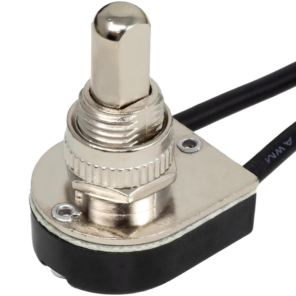 ZE-107M E89885 2 Wire Push Button Light Switch Replacement Kit On Off