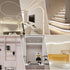 16.4ft 8.2ft 2 USB LED Light Strip White with Battery Box (Batteries Not Included), Daylight Under Cabinet Strip Lights