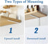 Mooche 4Pack 8.08*5.9 Inch) Floating Shelf Brackets, Heavy Duty Metal L Brackets Wall Mounted Corner Brace Angle