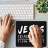 Generic 7.9 9.5 Jesus Changed My Life Christian Cross Mousepad Computer Thick Rubber Overlock Slide Gaming Mouse Mat
