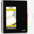 SUNEE Graph Paper Notebook, 300 Pages, 5 Subject, 8.2"x10.8", 5 x 5mm Grid, 5 Pocket Colored Dividers, 3-Hole Punched