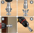 Xinjoduz 2 1/4 Inch Set Xindojuz PCS Wing Nut Driver Bit, Hex Shank Hurricane Shutter Drill Bit Wire Twister for Drill
