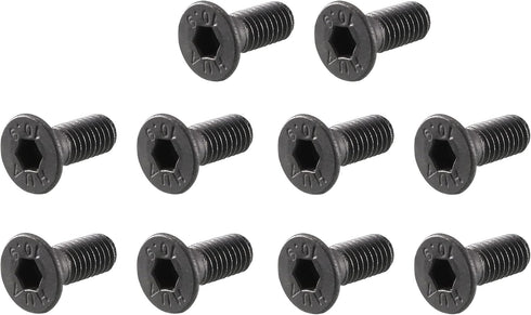 uxcell M3x8mm 10.9 Carbon Steel Countersunk Head Hex Socket Screw, Pack of 50