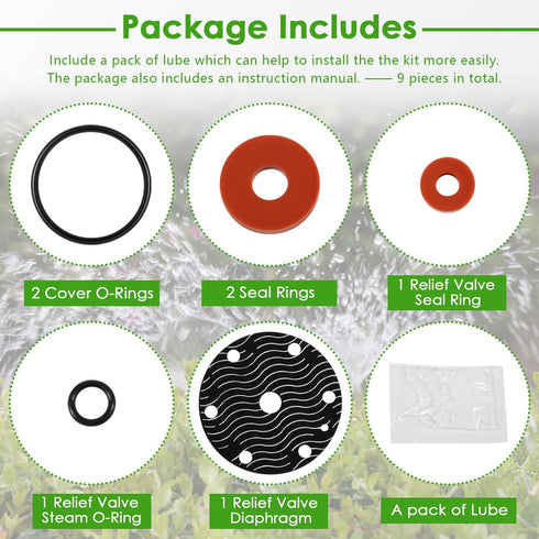 Replacement Kit for Wilkins 3/4"-1" Model 975XL, Rubber Repair Kit for Backflow Preventer