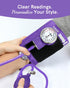 FriCARE Manual Blood Pressure Cuff Kit for Nursing Students, Sphygmomanometer for Home Health Use, XL, Purple
