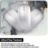 Audimi Small Mouse Pad 6 x 8 Inch - Thick Mini Mouse Pad for Laptop Wireless Mouse, Portable & Washable (Grey Marble)