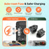 Universal Travel Adapter International Plug, European Travel Plug Adapter, All-in-one Power Adapter with USB