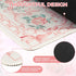 iCasso Pink Desk Mat for Desktop,Cute Desk Pad for Women,Girly Bow Mouse Pad with Stitched Edges,Non-Slip Large