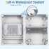 Waterproof Distribution Protection Box, ABS Plastic Breaker Electrical Box with Transparent Cover IP65