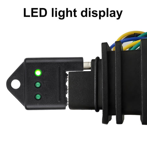 BTFO 4 4-Way Pin Trailer Plug Tester, Flat Trailer Wiring Tester with LED Indicators for Wire Connector Brake Turn