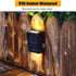 DEMPOWER IP65 2 Pack Solar Outdoor Wall Lights, Up & Down LED Wall Sconce, Warm White Dusk to Dawn, Waterproof Solar