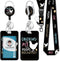 Piefly Lanyards for Id Badges, Funny Badge Holder with Retractable Badge Reel