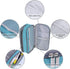 YONZONE Big Capacity Pencil Case - Large Pouch with 3 Multi Compartments for Office Stationery Organizer, Light Blue