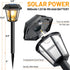 8 Pack 3000K Bulb, Solar Pathway Lights Outdoor Solar Lights Outdoor Waterproof with Tungsten Filament Decor Driveway