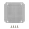 LeMotech Junction Box Mounting Plate, ABS Plastic Internal Panel with Screws, 7.2"x7.2"
