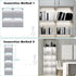 4x12 Inch 6000K JUSJUBR Black Shell Display Case Lights, LED Lights for Display Case with Memory Function, Bookshelf