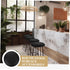 Healifty PU Bar Stool Surface Replacement Round Foam Seat Cover for Bar Stools Waterproof and Easy to Clean