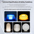 6PCS 001 H2D/X1/P1P/A1 3D 5V Remote Control RGB LED Lamp Kit with Power Off Color Storage for Bambu Lab Includes Button
