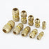 5/8-Inch AC Pipe Joint Connectors, Free Welding Brass Coupler Adapters for Air Conditioning Copper Pipe