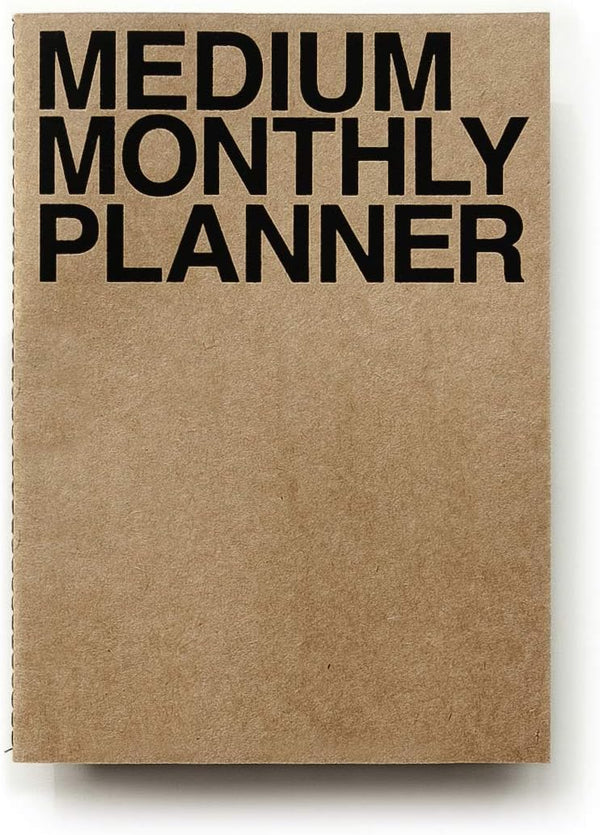 JSTORY Medium Monthly Planner, Undated Year Round, Flexible Cover, A5, 16 Months, 150 GSM, 18 Sheets