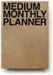 JSTORY Medium Monthly Planner, Undated Year Round, Flexible Cover, A5, 16 Months, 150 GSM, 18 Sheets