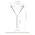 ULAB Scientific Glass Funnel Set - 50mm, 75mm, 100mm with Approx. 60° Angle, Short Stem, UGF1009