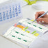 Chuangdi 1000 1 3.5 9 Inches Pieces Time Cards Side Time Clock Cards x Green Print Time Sheets for Employees Weekly