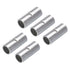 MECCANIXITY 5Pcs Non Insulated Butt Connectors, 2AWG Wire Connector BN-38 for Electrical Wire Crimp Ferrule