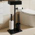 AIGOTSUKI Freestanding Toilet Paper Holder Stand with Shelf for 7 Rolls, Free Standing