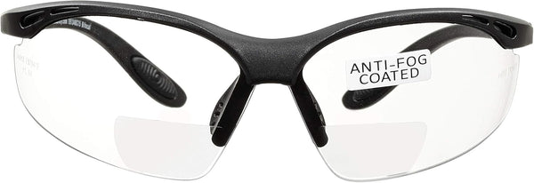 voltX 'CONSTRUCTOR' BIFOCAL Reading Safety Glasses, CLEAR +2.5 Dioptre, ANSI Z87.1+ & CE EN166F
