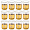 PATIKIL 100ml Low Form Glass Beaker, 12 Pack, 3.3 Borosilicate Glass Graduated Measuring Cups with Spout for Kitchen Lab