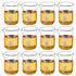 PATIKIL 100ml Low Form Glass Beaker, 12 Pack, 3.3 Borosilicate Glass Graduated Measuring Cups with Spout for Kitchen Lab