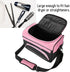 PABVZS Hairdressing Tool Carrying Bag Travel Storage Case Bag with Shoulder Strap Portable Barber Toolkit Storage Bag