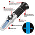 V-Resourcing Wine Refractometer, Hand Held Brix/Alcohol with ATC for Wine Making Homebrew Kit, Dual Scale