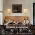 Dimmable Shenmoyl Vintage Battery Operated Wall Sconce, Wireless Battery Powered Rose Wall Sconces with Remote Control