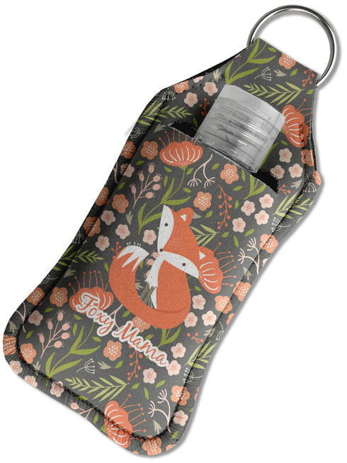 Custom Large Foxy Mama Hand Sanitizer & Keychain Holder