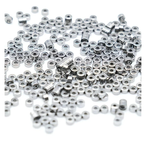 OOCTXCTQ 681XZZ Bearing Fingerboard 1.5x4x2mm L-415ZZ W68/1.5ZZ Miniature 681X ZZ Ball Bearings 10PCS