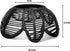 PINSOMM-US Woven Pendant Light Shade, Rattan Lamp Shade Creative Light Cover Chandelier Shade Paper Woven Vintage Floor