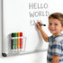 8+ Acrylic Whiteboard Marker Holder, Magnetic or Adhesive Mount Marker Organizer for Fridge, Classroom and Office